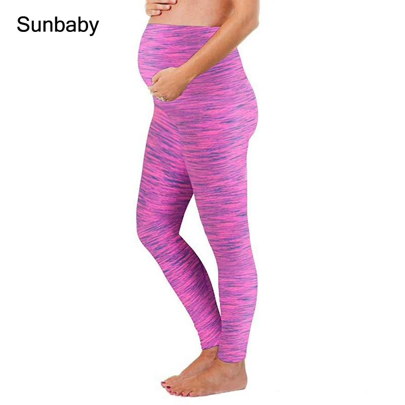 Sunbaby новая одежда для беременных хлопок плотный стрейч леггинсы, штаны для беременных P0403