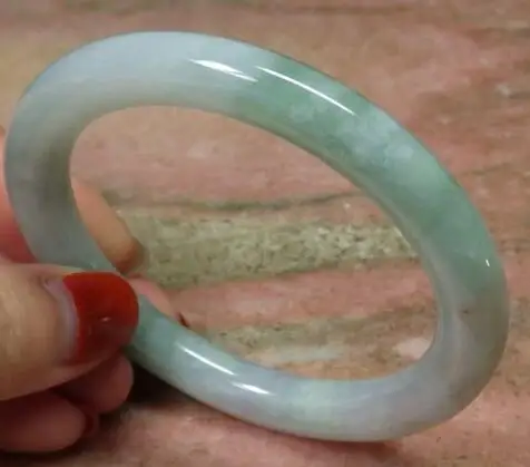 

Free Shipping Certified Green 100% Natural A JADE Jadeite Bangle Bracelet 56mm~62mm