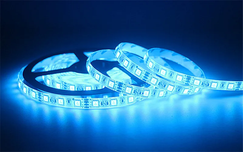 SMD 5050 RGB Светодиодные ленты света 10 м 5 м светодиодный свет rgb светодиодный s Лента Диодная лента Гибкая + 24key 44key контроллер + DC12V адаптер лент