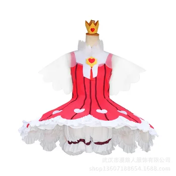 

Card Captor sakura Daidouji KINOMOTO SAKURA Cosplay Costume Halloween Singing Parents Dress Reka Catwoman Costume Rose Battle S