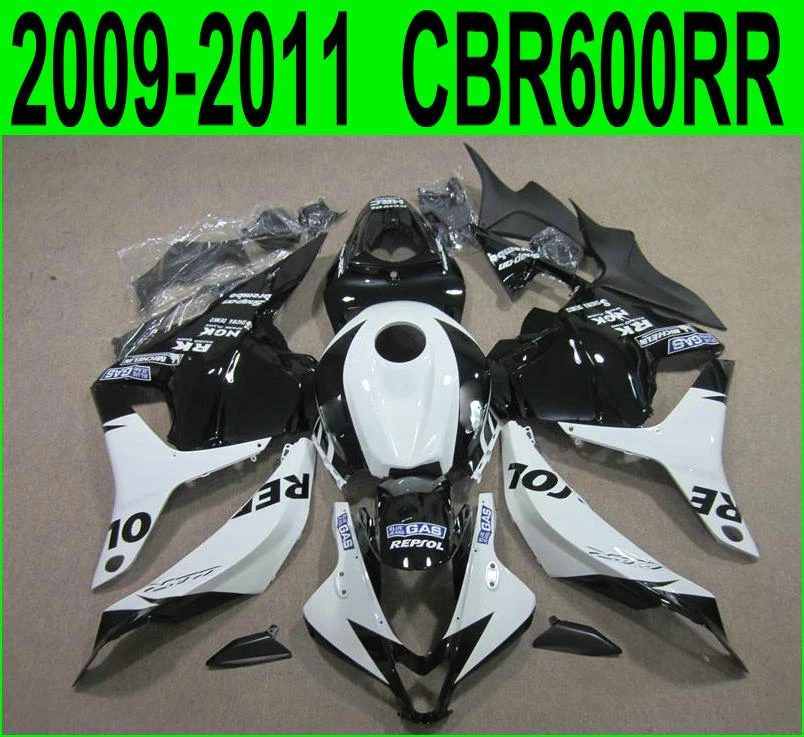 Комплект обтекателей для мотоцикла Honda CBR 600RR 2009 2011 2012 (Бесплатная Настройка) cbr600 rr