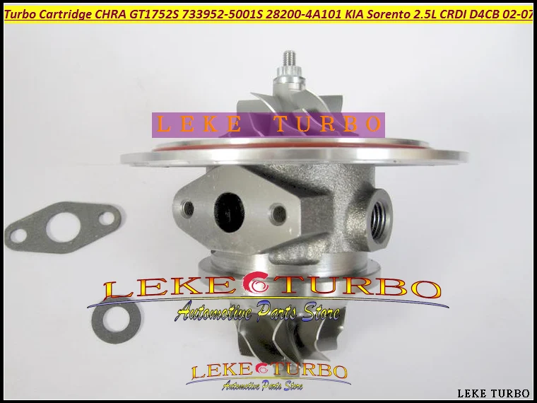 Turbo Cartridge CHRA GT1752S 733952-5001S 733952-0001 733952 28200-4A101 Turbocharger For KIA Sorento 2.5L CRDI D4CB 02-07 140HP (4)