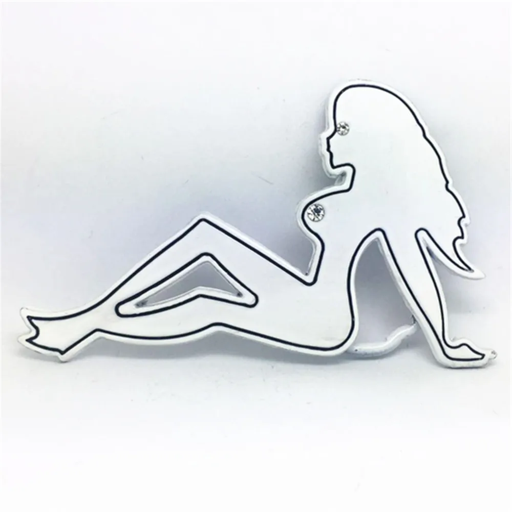 

Cowboy naked women belt buckle head with white paint sexy women clothing accessories just 4.0 belt