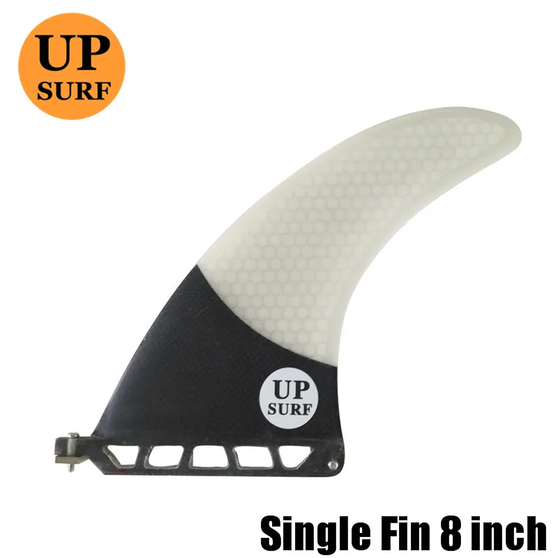 

Surfboard Single Fin UPSURF logo central fin Fibreglass 8"Fins SUP Board Quilhas Fins