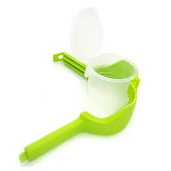 

1Pcs Pour Food Storage Bag Seal Clip Snack Sealing Clip Fresh Keeping Sealer Clamp Plastic Helper Food Saver Travel Kitchen Tool