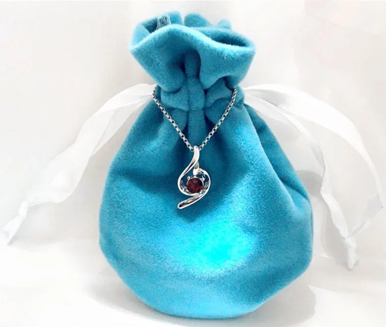 Jewelry Bags Silk Ribbon String Velvet Pouch Jewelry Package Bags Ring