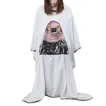 1 шт. для взрослых полиэстер Водонепроницаемый телефон видимым Резка волосы ткань Салон Парикмахерская платье Кабо Парикмахерские парикмахер se27