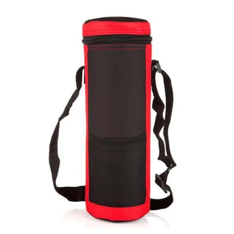 Water Bottle Bag Floral Neoprene Insulate Kettle Sleeve Pouch for Hiking Camping