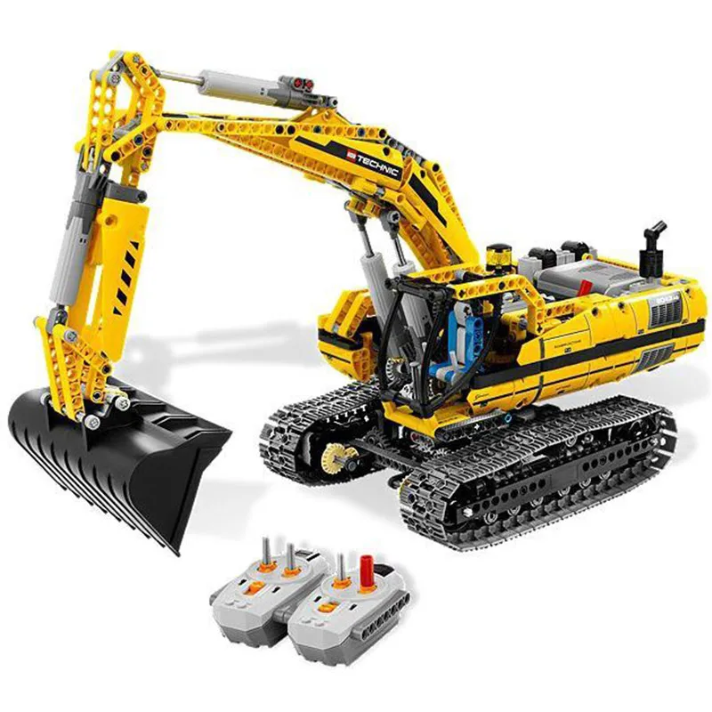 

20007 Technic MOTORIZED EXCAVATOR Building Blocks Electric Motors Power Functions Bricks Toys Gift Technic 8043