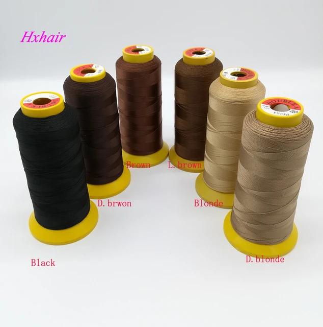 Nylon Bonded Weaving Thread High Strength Nylon Weaving Thread For Sewing Hair  Extensions Wigs - AliExpress