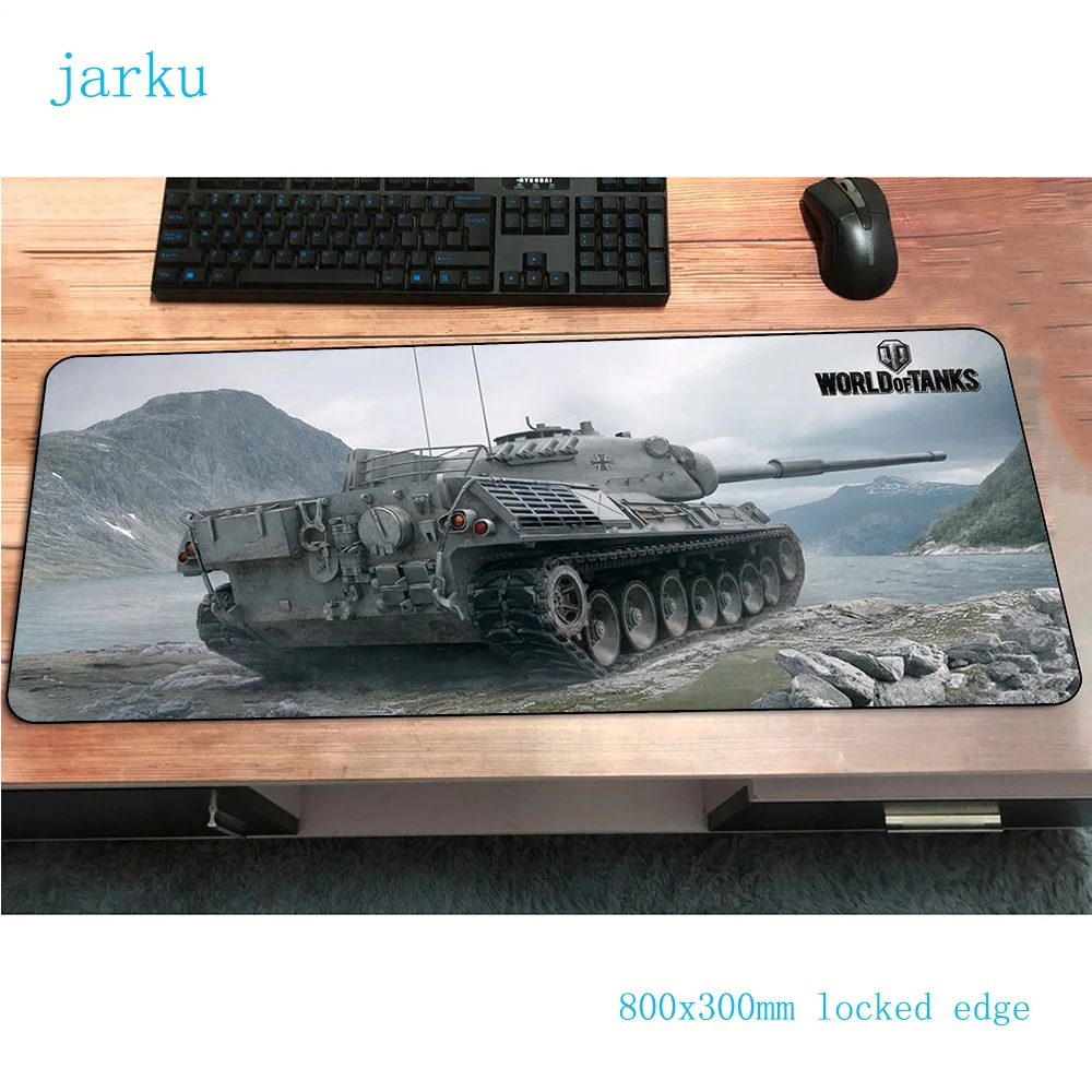 Коврики world of tanks 800x300x3 мм большой игровой коврик для мыши большая клавиатура