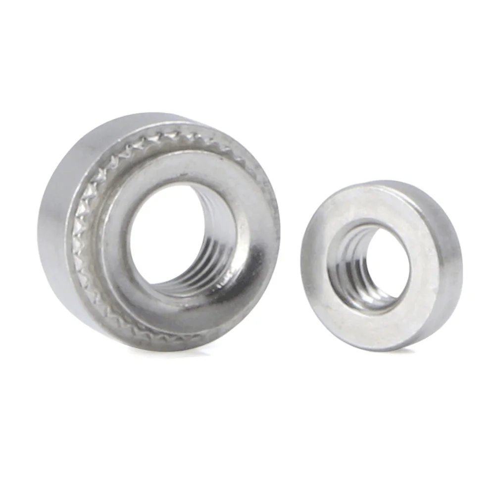 

10PCS 304 Stainless Steel Rivet Nut M3 M4 M5 M6 Round Nut Rivet Press Plate Nut Cap