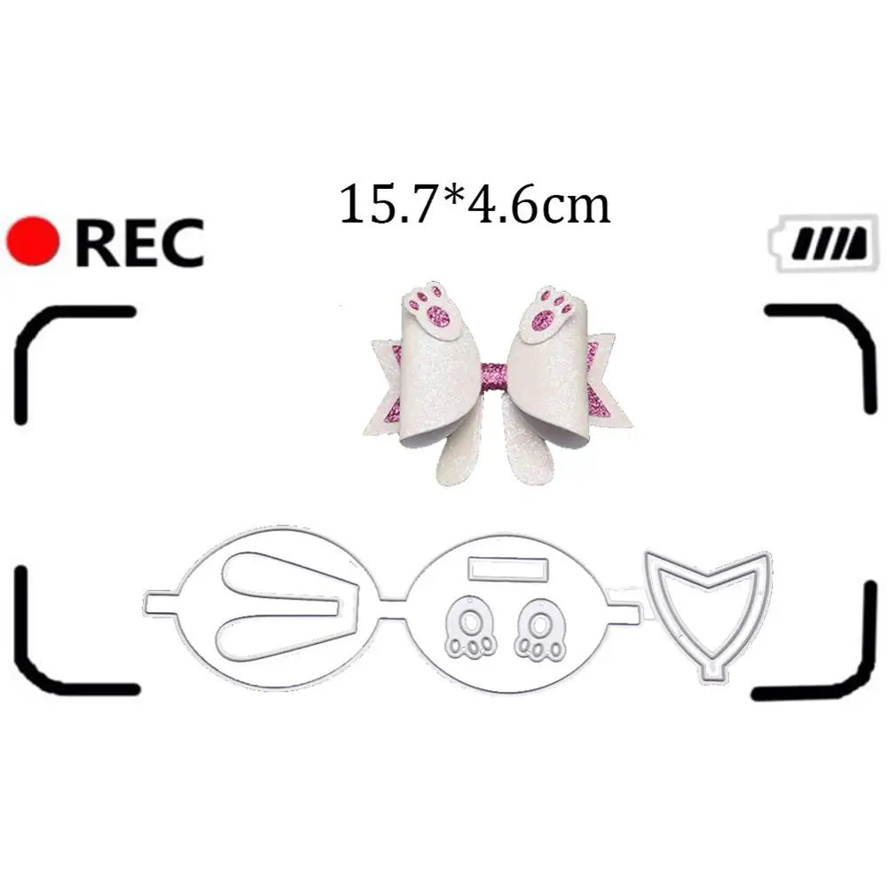 

Six different bow-knot Metal Cutting Dies Stencils Tape DIY Scrapbooking Die Cuts Greeting Card Decor Embossing new arrivage