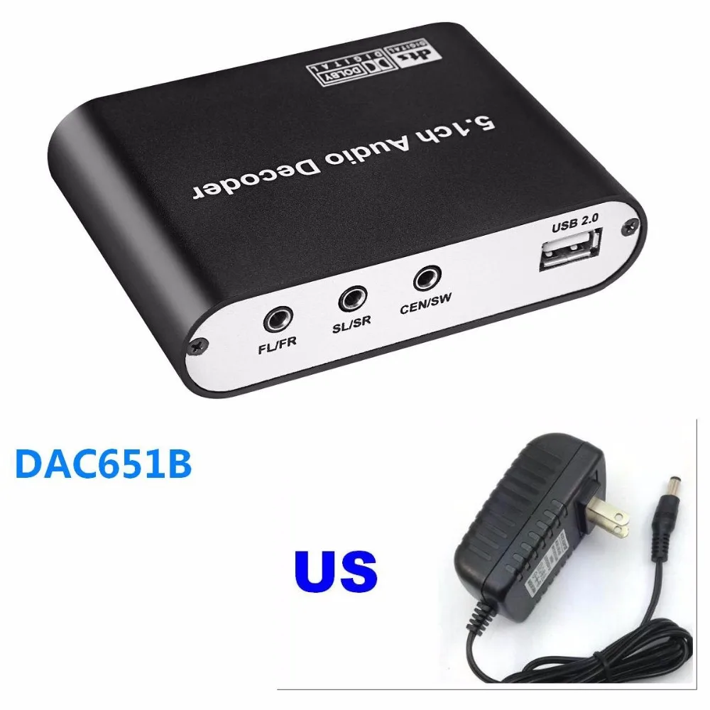 

SAOMAI HIFI USB DAC 5.1ch Digital Audio Decoder 3.5mm out