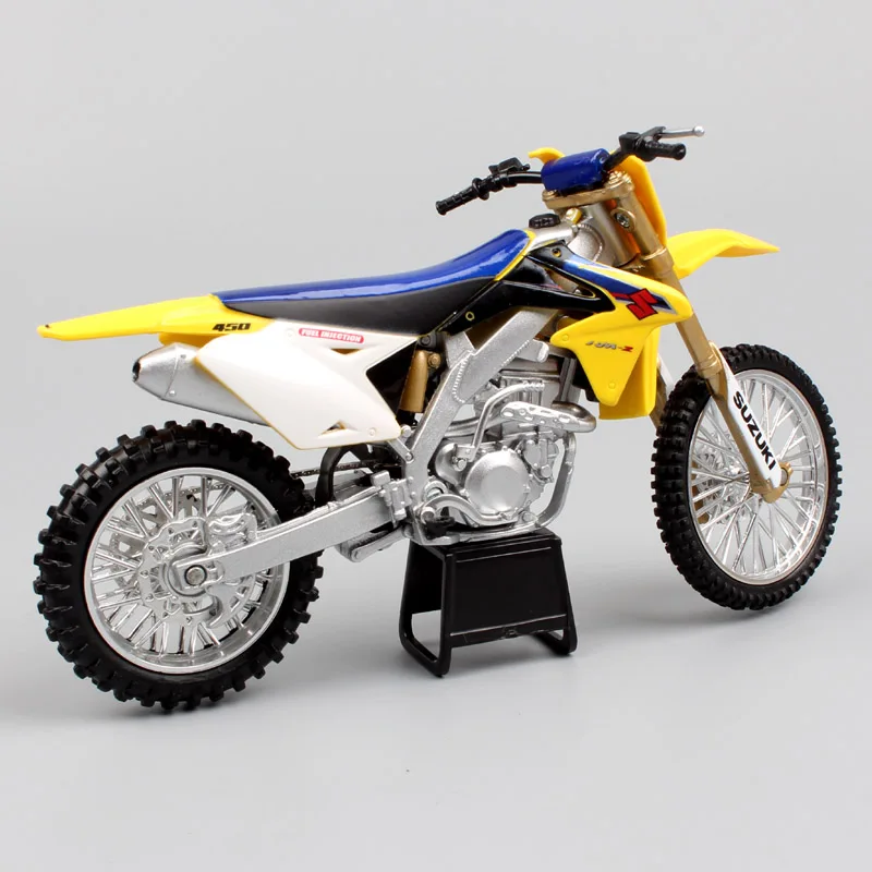 1/12 весы Newray Suzuki RMZ-450 off road Мотоцикл мотокроссу Байк подарок литой моделирование игрушечные лошадки для взрослых Коллекция