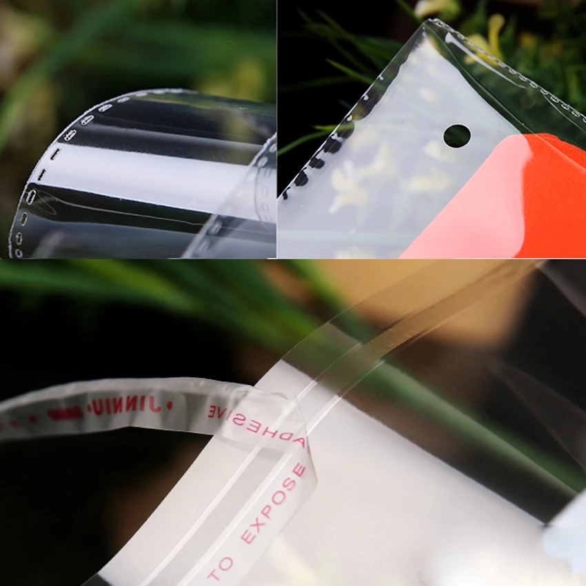 4cm opp sacos de empacotamento autoadesivos para