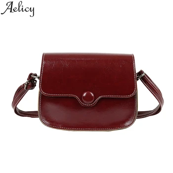

Aelicy 2019 Fashion Women Solid Color Crossbody Shoulder Bags Clutch Bag Messenger Bags Leather Handbag Chain Phone Bag Totes