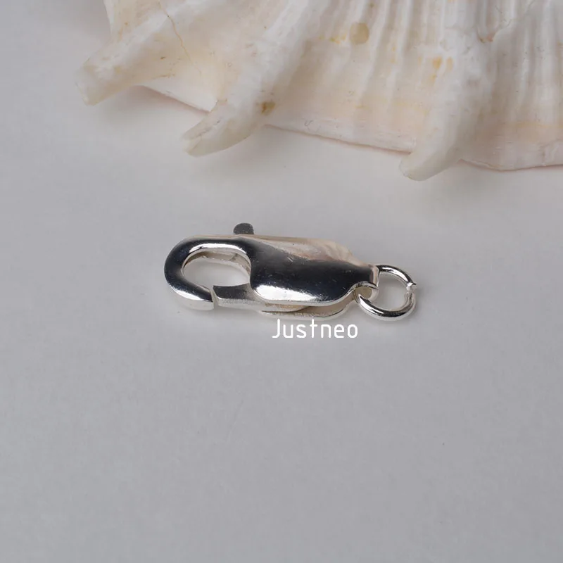 Sterling Silver Lobster Claw Clasp with 1 Open Jump Ring 1