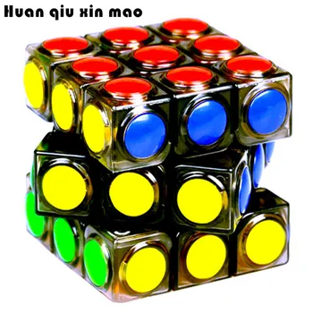 

Transparent Magic Cube 3x3x3 Speed Puzzle Cube Game Shape Cubos Magicos Professional Puzzle Game Racing Kids Toys Gift