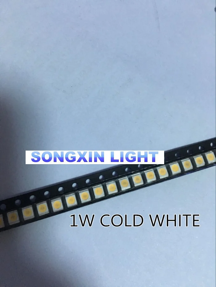 2000 шт./лот для LG SMD светодиодный 3528 2835 1 Вт 3 в холодный белый для ТВ/ЖК-подсветка