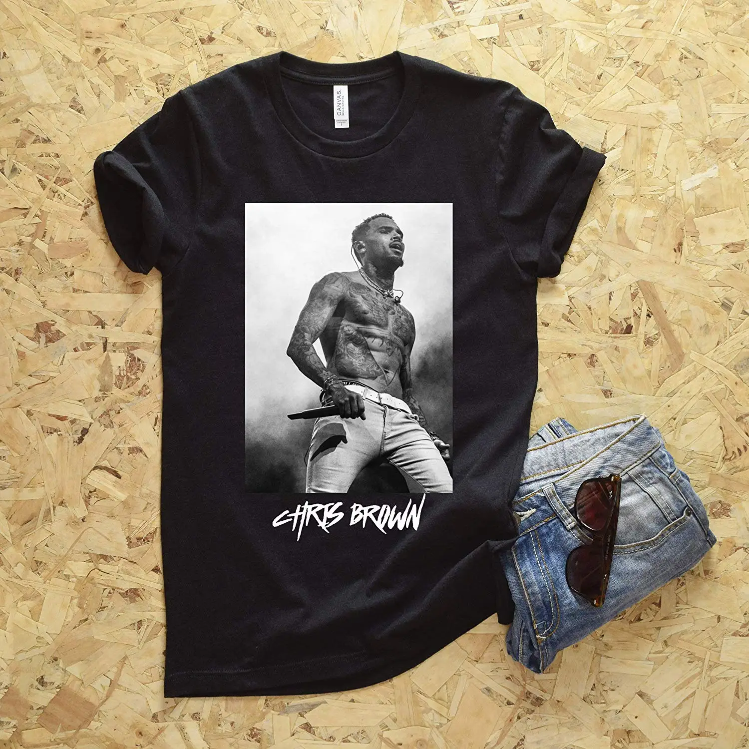 Chris коричневая икона унисекс T-Shirt2018 брендовая футболка Homme Футболки