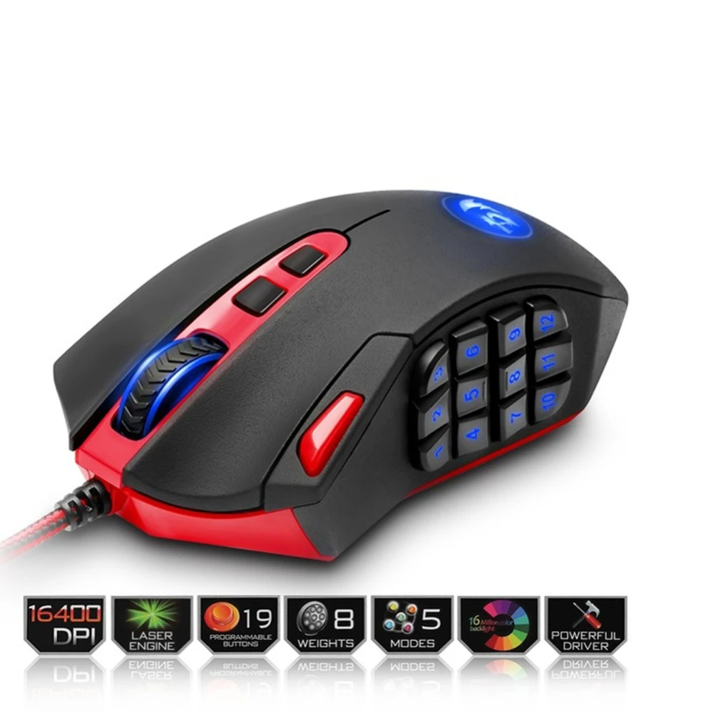 M901 Gaming Mouse 16400 Dpi Led Rgb Backlit Laser Engine 18 Programmable Button High Speed Usb Wired Game Mouse For Pc Mice Gaming Mouse Game Mousemouse For Pc Aliexpress