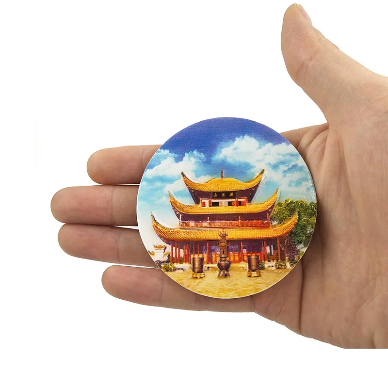 Китай Yueyang башня путешествия ремесло магнит на холодильник для детей сувенир