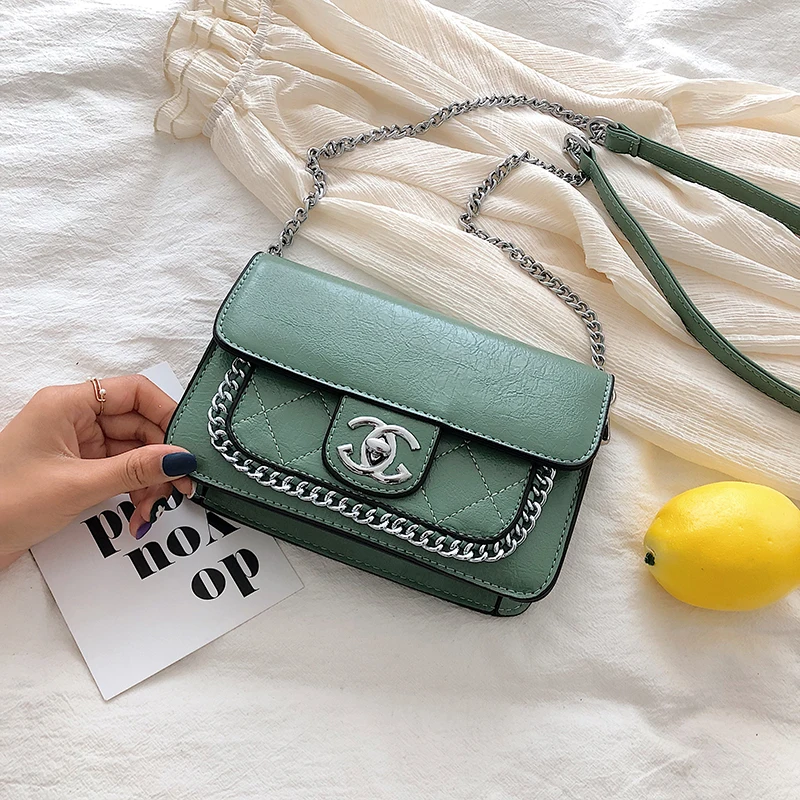 

Youbroer Summer New Fashion Channel Chain Bag Single Shoulder Bags Crossbody Bags for Women Diamond Chain Diamond Lattice