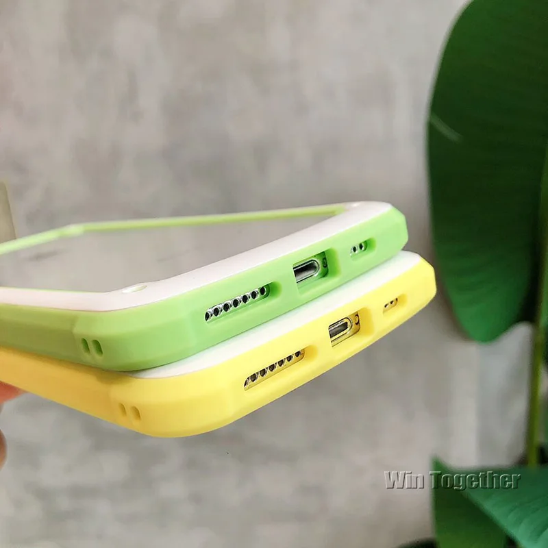 100 шт Модный противоударный чехол карамельного цвета для телефона X XR XS MAX 6 7 8 Plus для Hua wei P30 P30 pro lite P20 mate 20