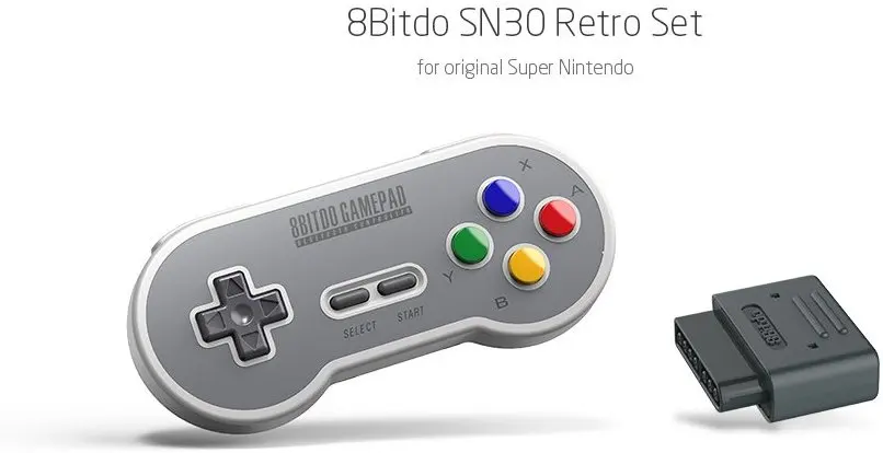 Официальный 8bitdo Беспроводной Bluetooth SN30 ретро набор для nintendo SNES SF-C