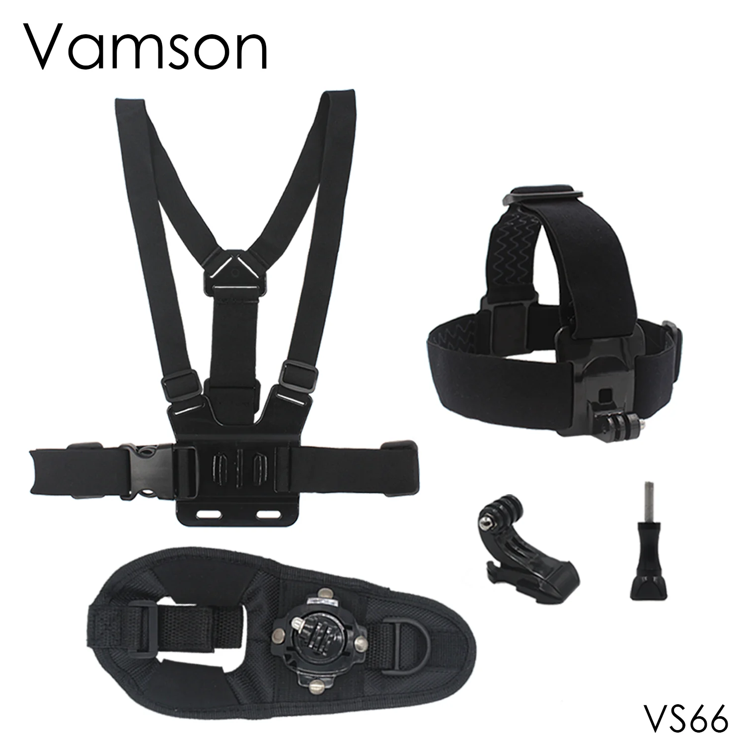 

Action Camera Accessories Head Strap 360-degree Rotation Glove Wrist Strap Mount For Xiaomi for Yi 4K for SJCAM for SJ4000 VS66