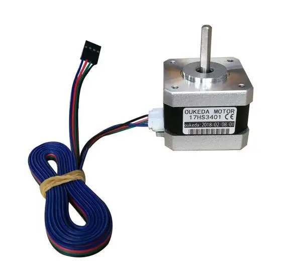 

17HS3401 4-lead Nema 17 Stepper Motor 42 motor 42BYGH 1.3A CE ROSH ISO CNC Laser and 3D printer