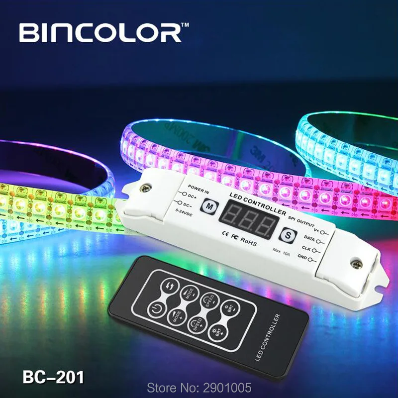 Светодиодный контроллер полосы Pixel SPI RGB RGBW диммер цифровой адресуемый контроль