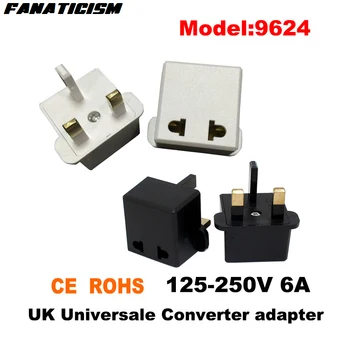 

300pcs Top Quality Universal CE ROHS 9624 US EU AU To UK Plug Adapter England GB UK Travel AC Power Plug Adaptor Converter