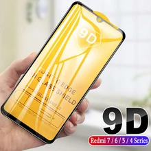 9D On Redmi Note 7 6 5 Pro 4X Tempered Glass Full 