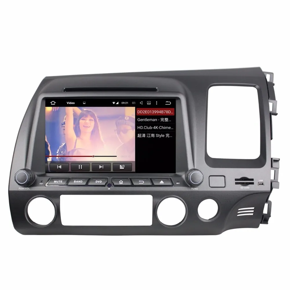 Perfect 8" Android Car DVD Player with TV/BT GPS WIFI,audio Radio stereo,Car PC/multimedia for Honda CIVIC 2006 2007 2008 2009 2010 2011 4