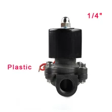 Электрический Соленоидный клапан, вода, воздух, обычно близкий 2 пути 1/" 2W025-08 инженерный пластиковый корпус, электромагнитный DC12V 24V AC220V