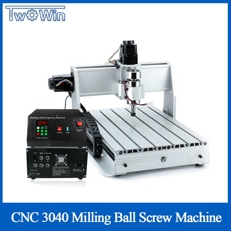 CNC 3040 Machine 1.5KW 3Axis Ball Screw CNC Router Four axis Engraver