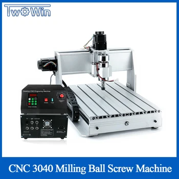 

CNC 3040 Machine 1.5KW 3Axis Ball Screw CNC Router Four-axis Engraver Engraving Milling Drilling Cutting Machine