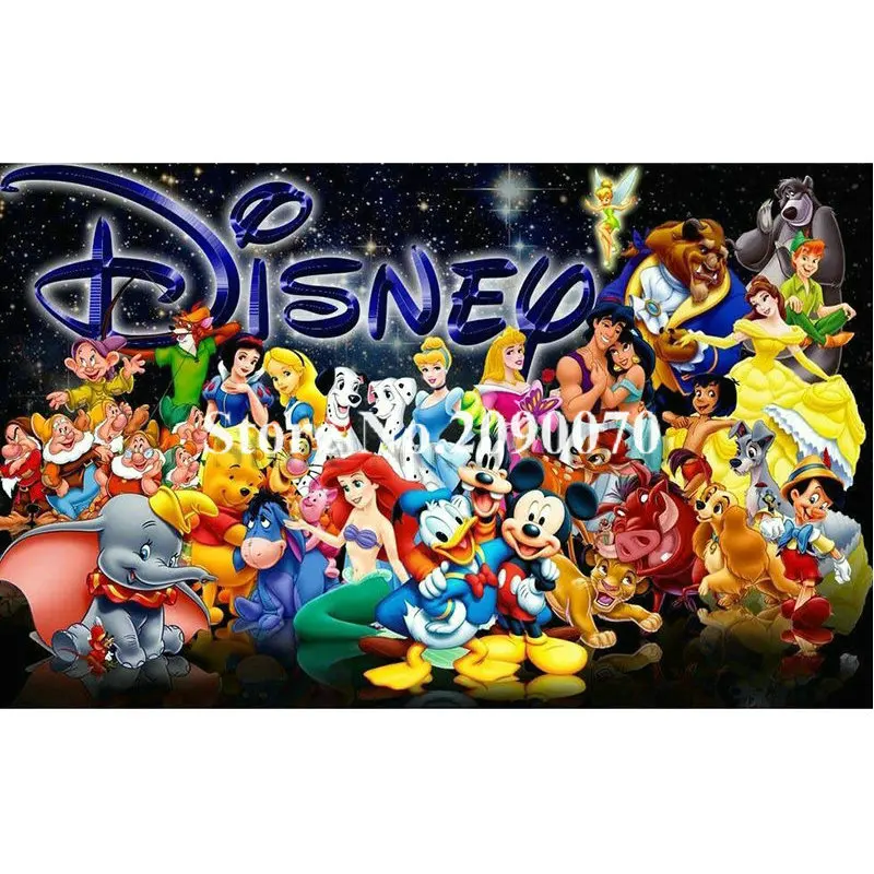 

Diy 5D diamond embroidery Disney castle full square diamond painting cross stitch Mickey mouse rhinestone crafts mosaic picture