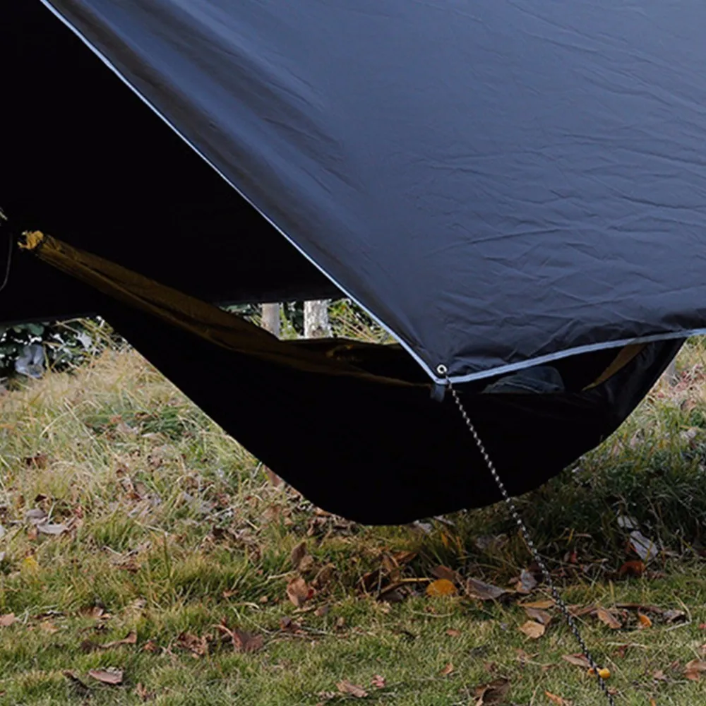 Сверхлегкий гамак дождь летать палатка для уличного кемпинга навес Водонепроницаемый УФ Защита от солнечных лучей для пляжа палаточный