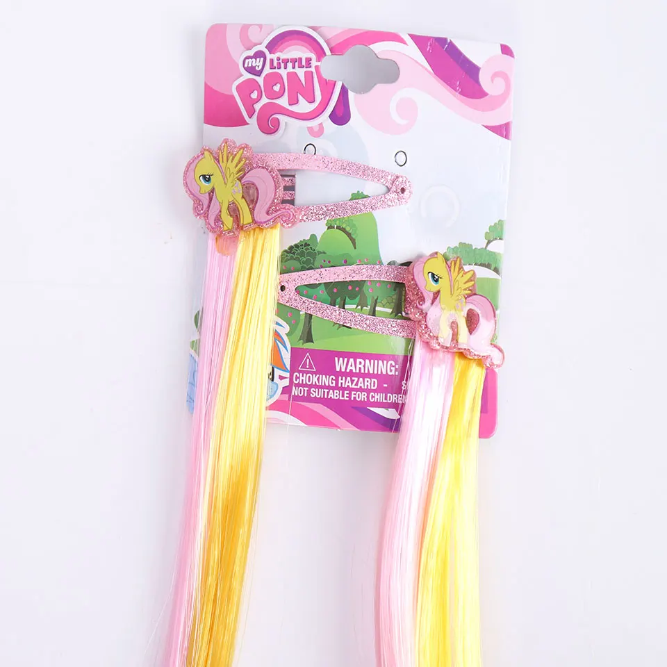 MEIFAN детские заколки для волос My Little Poni мультяшная заколка с длинной красочной