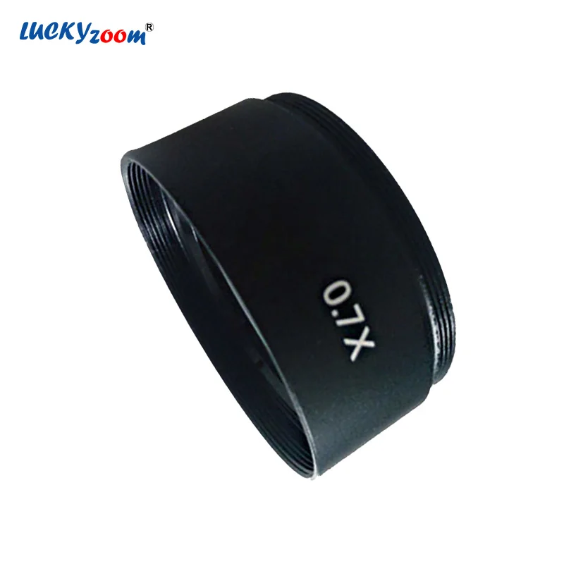 Фирменный объектив Luckyzoom SZM 0.7X для стерео микроскопа WD120mm тринокулярный микроскоп