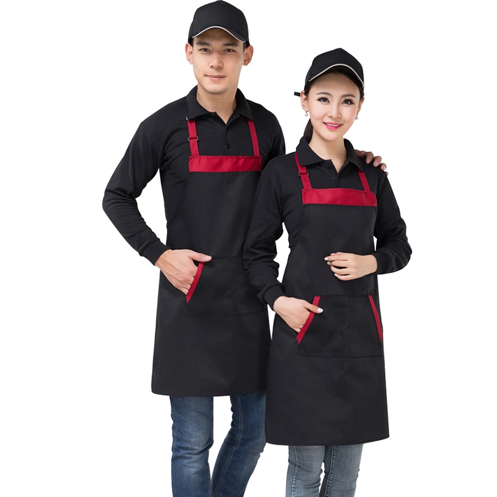 

Hanging Neck Apron Crafting Cotton Kids Baking Gardening Adjustable Neck Strap Adjustable Bib Apron With Pockets Butcher Apron