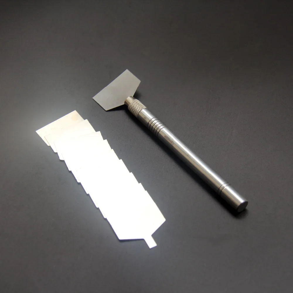 Free shopping 30mm BGA soldering paste scraper scraping Knives Tin shaving scraper Free shopping 30mm BGA soldering paste scraper scraping Knives Tin shaving scraper