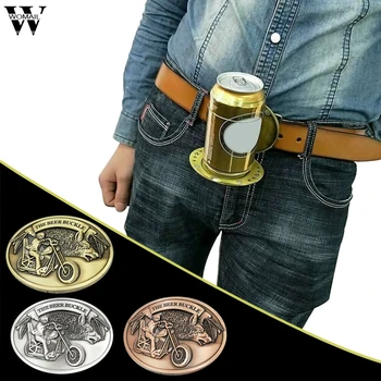 

Metal Heavy Duty Hand Bag Metal Beer Head Belt Web Party Buckle Snap Rectangle Ring Funny Bottle Buckle Belt Buckle Beer Holder