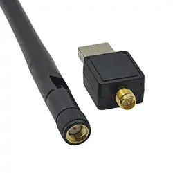 1200 Мбит/с 802.11n USB Ethernet адаптер сетевой карты Wi-Fi приемник 2,4 ГГц USB 2,0 беспроводной Wifi адаптер с антенной