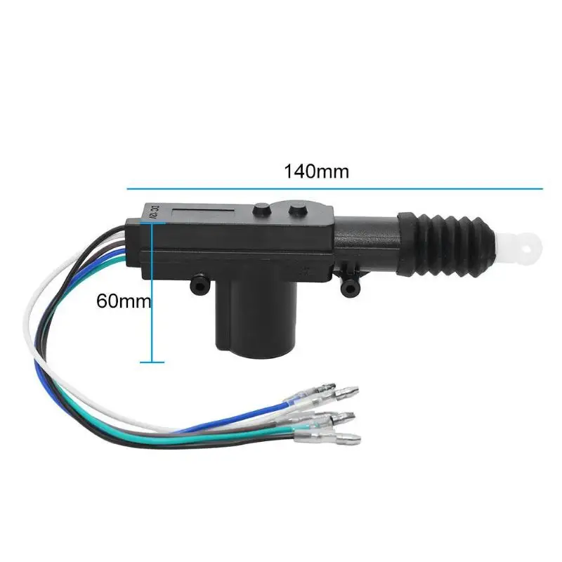 Универсальный 5-проводной Автомобильный Дверной замок привод двигателя Автомобильный Центральный замок Системы автоматический Мощность привод замка двери автомобилей сигнализации Системы
