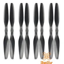 1 pacote de 4 Pares 1855 3 K De Fibra De Carbono Hélices CW CCW 18×5.5 CF Props Contras para DIY Multicopter 18 polegadas Lâminas Zangão acessório