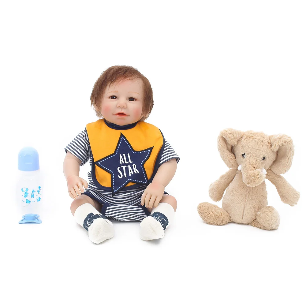 Bebe Reborn Panda Clothing Set Silicone Reborn Baby Doll For Girls 20inch  50cm Reborn Toddler Bonecas Gift Lol - Dolls - AliExpress